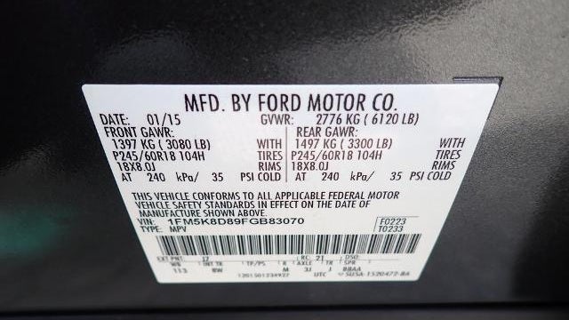 2015 Ford Explorer XLT