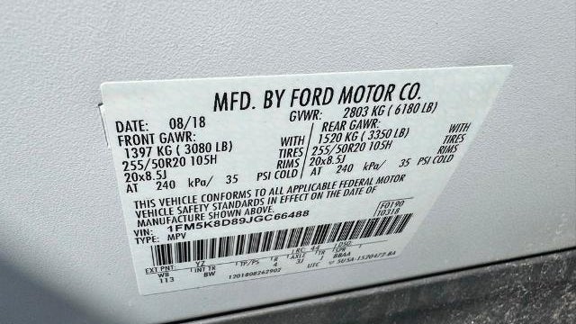 2018 Ford Explorer XLT
