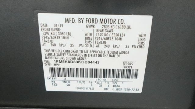 2019 Ford Explorer XLT