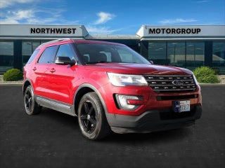 2017 Ford Explorer with Ruby Red Metallic Tinted Clear Exterior