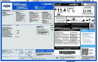 2019 Ford Explorer AWD XLT 4DR SUV