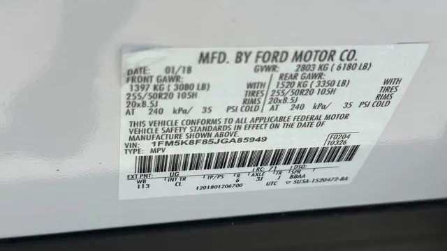 2018 Ford Explorer Limited