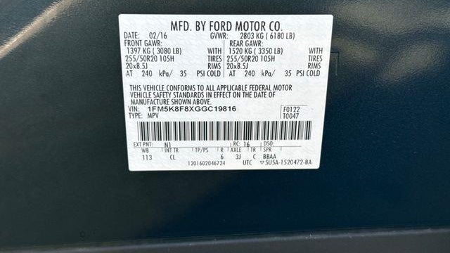 2016 Ford Explorer Limited