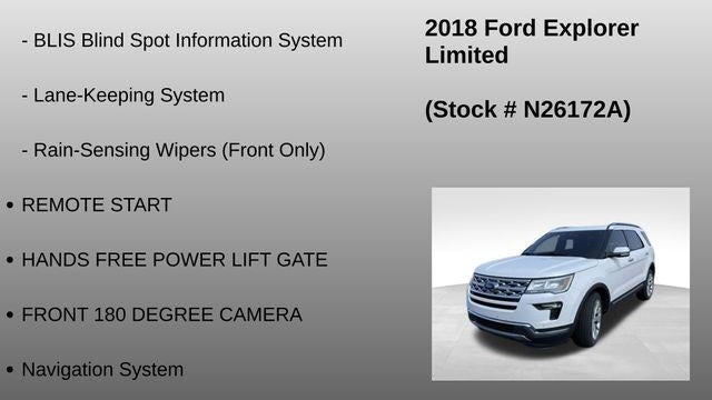 2018 Ford Explorer Limited