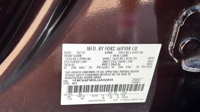 2020 Ford Explorer Hybrid Limited