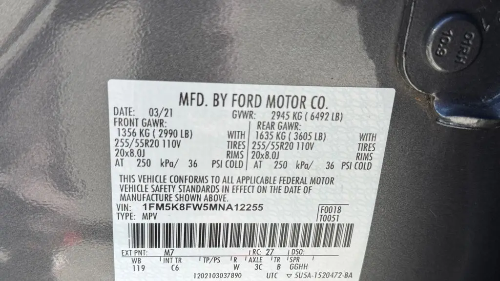 2021 Ford Explorer Hybrid Limited
