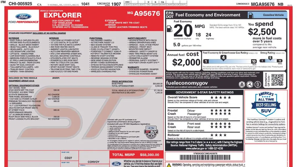 2021 Ford Explorer ST