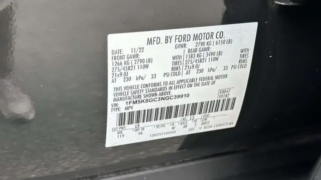 2022 Ford Explorer ST
