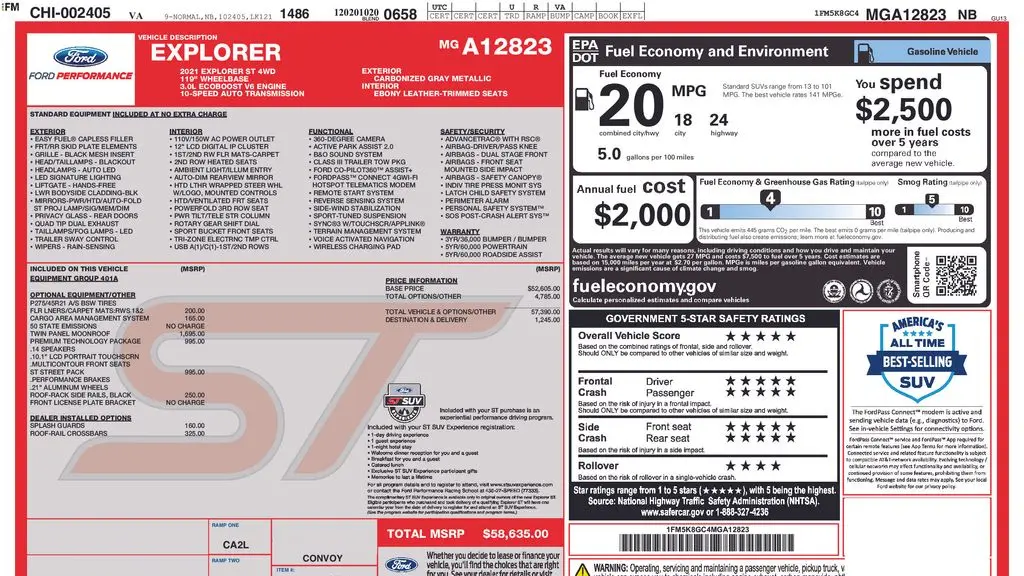 2021 Ford Explorer ST