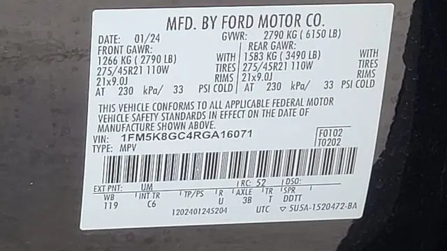 2024 Ford Explorer ST