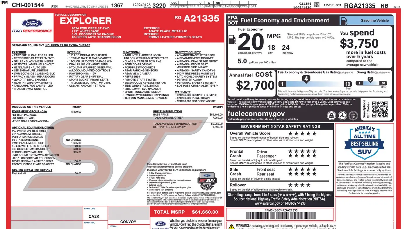 2024 Ford Explorer ST