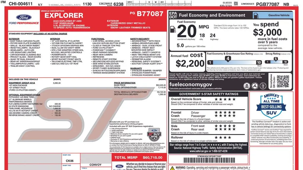 2023 Ford Explorer ST