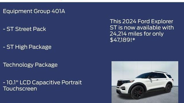 2024 Ford Explorer ST