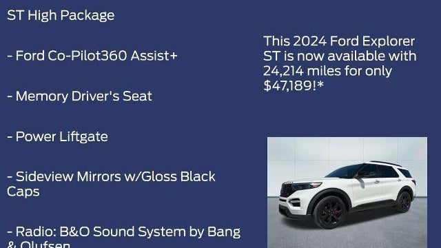2024 Ford Explorer ST