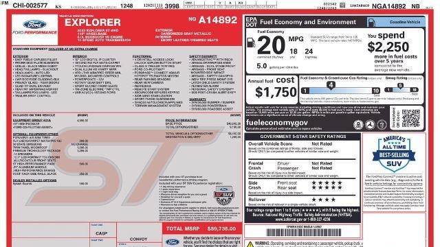 2022 Ford Explorer ST