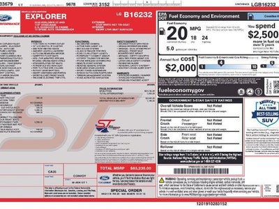 2020 Ford Explorer AWD ST 4DR SUV