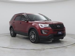 2017 Ford Explorer with Ruby Red Metallic Tinted Clearcoat Exterior