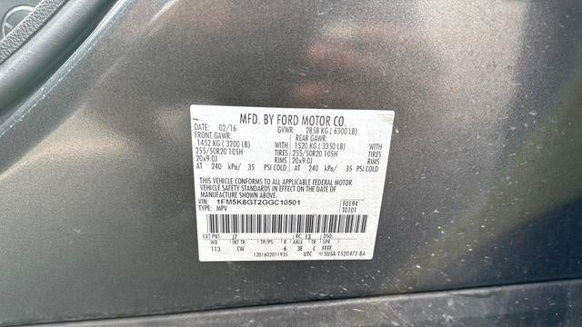 2016 Ford Explorer Sport