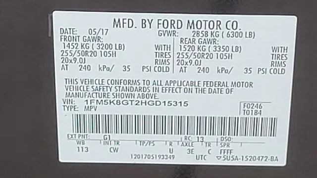 2017 Ford Explorer Sport