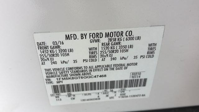 2016 Ford Explorer Sport
