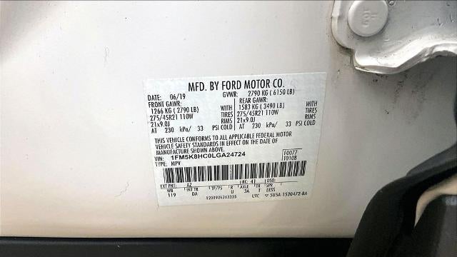2020 Ford Explorer Platinum