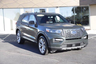 2021 Ford Explorer with Forged Green Metallic Exterior