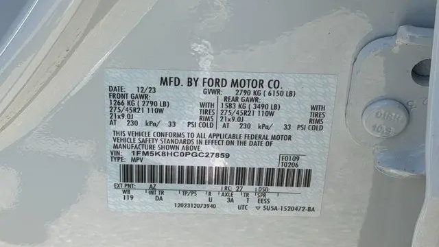 2023 Ford Explorer Platinum