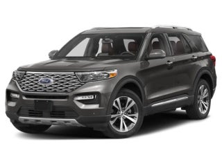 2020 Ford Explorer with Burgundy Exterior