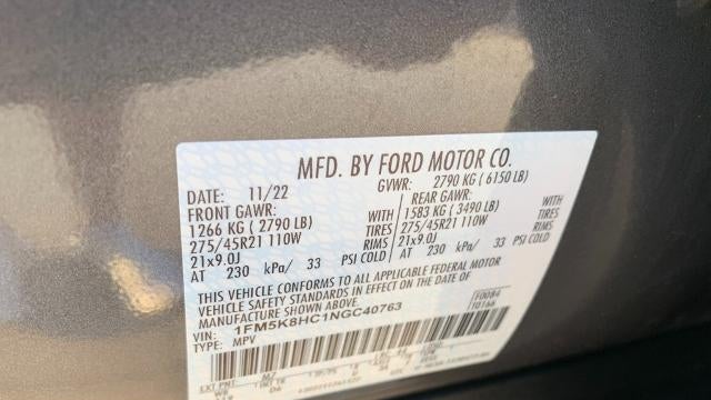 2022 Ford Explorer Platinum