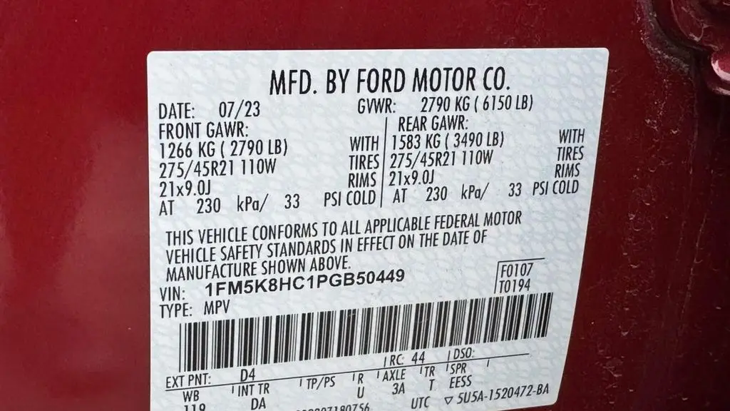 2023 Ford Explorer Platinum