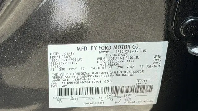 2020 Ford Explorer Platinum