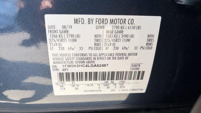 2020 Ford Explorer Platinum