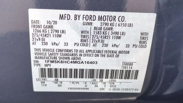 2021 Ford Explorer Platinum