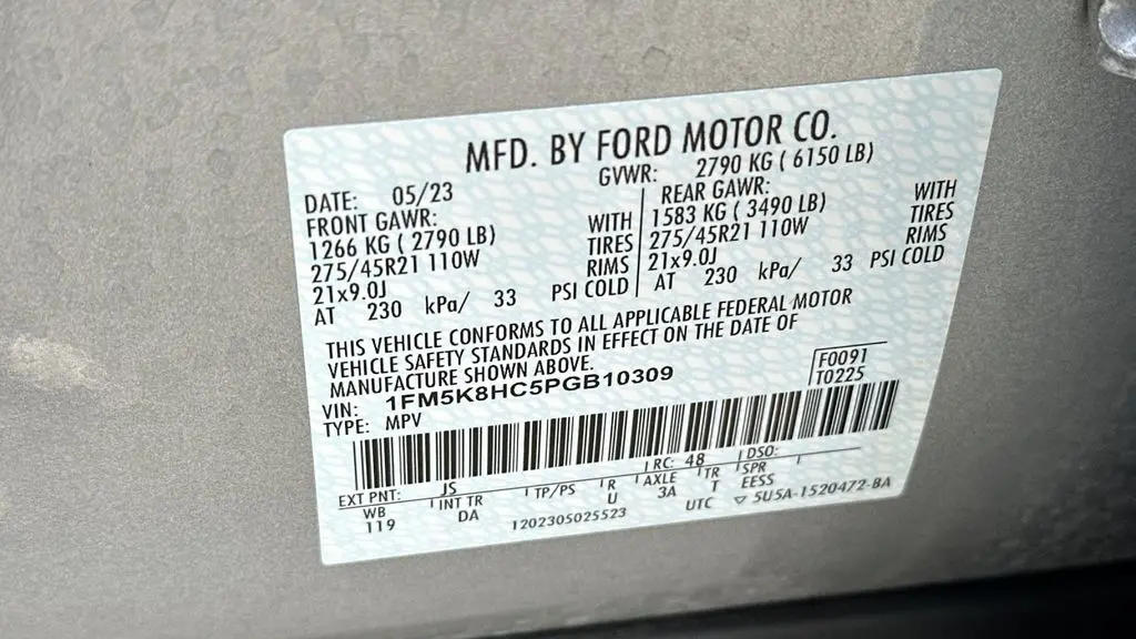 2023 Ford Explorer Platinum