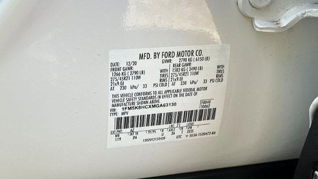 2021 Ford Explorer Platinum