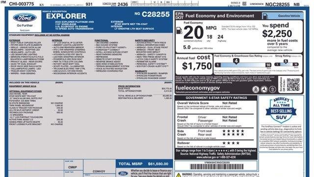 2022 Ford Explorer Platinum