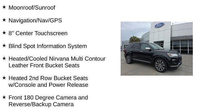 2019 Ford Explorer Platinum