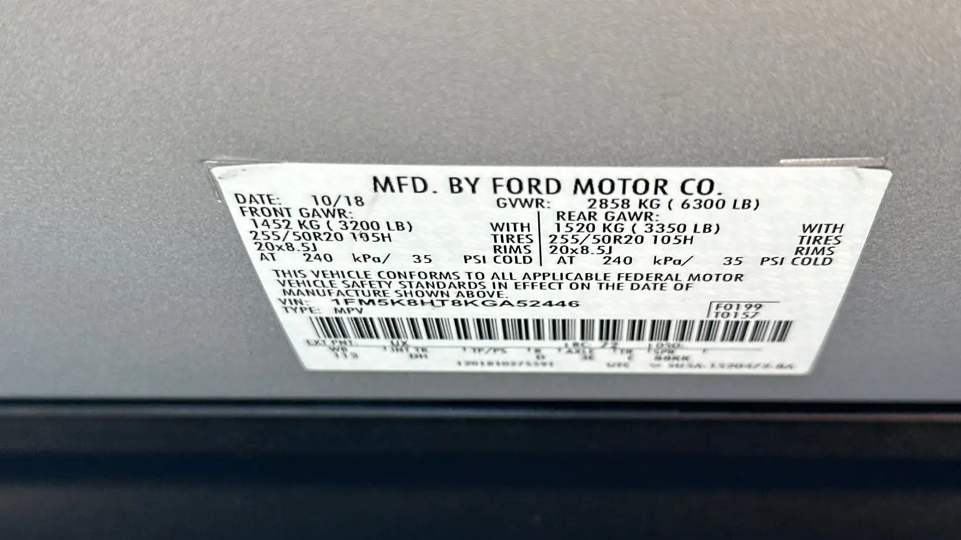 2019 Ford Explorer Platinum