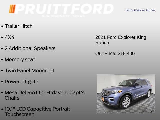 2021 Ford Explorer - $19,400