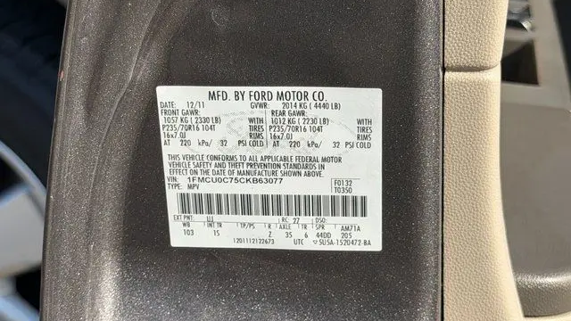 2012 Ford Escape XLS