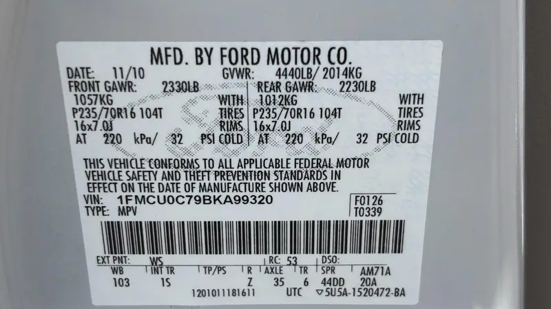 2011 Ford Escape XLS