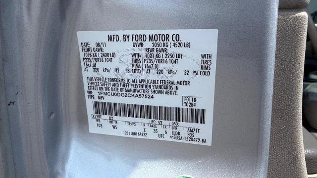 2012 Ford Escape XLT