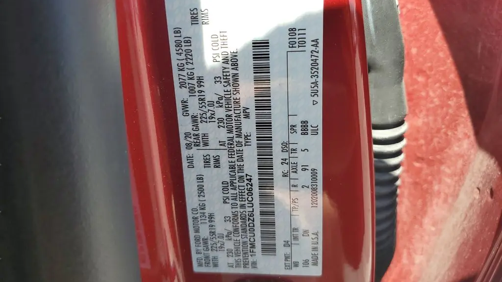 2020 Ford Escape Hybrid Titanium