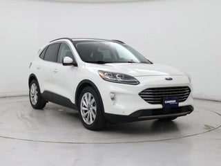 2021 Ford Escape Hybrid with Star White Metallic Tri-Coat Exterior