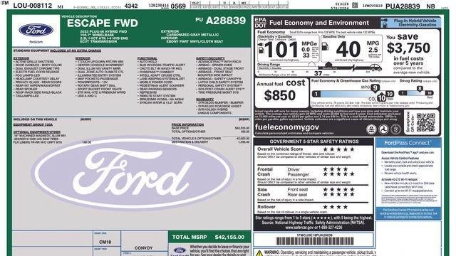 2023 Ford Escape Plug-In Hybrid Base