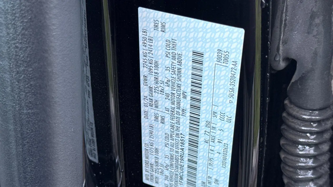 2024 Ford Escape Plug-In Hybrid PHEV