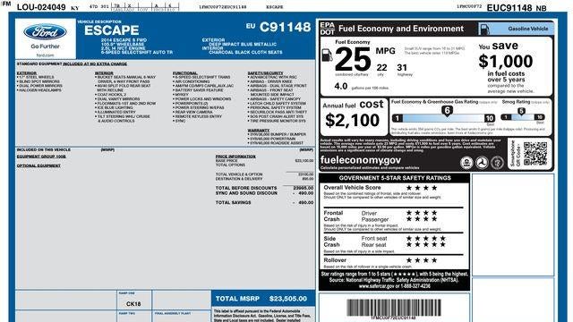 2014 Ford Escape S