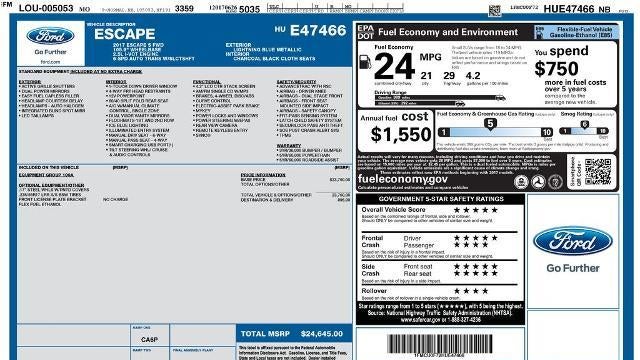 Preowned 2017 Ford Escape S for Sale