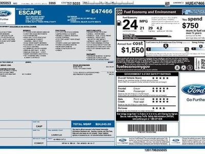 2017 Ford Escape S 4DR SUV