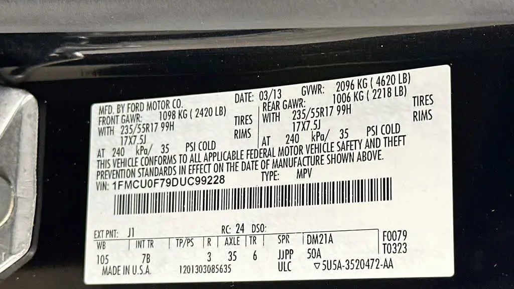 2013 Ford Escape S